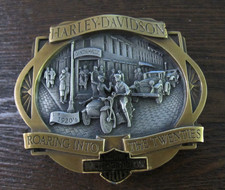 Harley-Davidson Belt Buckle 1920’s Ltd Ed 507/7500 Vintage 1984 picture