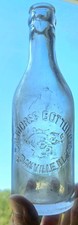 *RARE* Danville, Illinois GILMORES BOTTLING CO Bottle/Straight Side/Soda/Beer picture