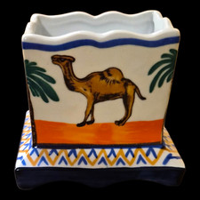 Vintage Camel Cigarette Pack Holder Ceramic RJRTC Tobacco Advertising picture