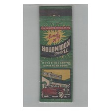 1920s-1930s Universal Match Matchbook Cover Cities Service Oils Koolmotor picture