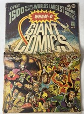 WHAM-O Giant Comics #1 1967 World’s Largest Comic Book 1500 Panels Vintage picture