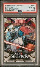 2023-2024 UD MARVEL ANNUAL SINS OF SINISTER #SS7 MYSTIQUE PSA 10 picture