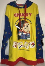 Chucky Good Guys Childs Play Loungefly Hoodie Sweatshirt Jacket Mens 2XL Horror picture