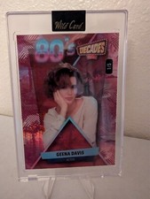 2024 Wild Card Decades “pack In Time” Preview Edition Gena Davis 1/5 picture