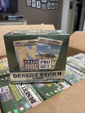 * Vintage = 1991 = PRO=SET DESERT STORM TRADING Cards - FULL BOX (CELLO SEALED) picture