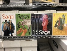 SAGA Image Lot 1-18, 67-68 Run All First Prints HIGH GRADE with EXTRAS Comic  picture