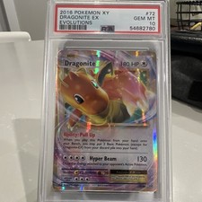 Pokémon 2016 XY Evolutions Dragonite EX Holo Card #72 PSA 10 English 54682780 picture