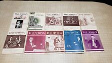 The Sphinx - An Independent Magazine For Magicians 1932 - 1940 various Lot of 10 picture