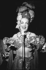 Singer dancer actress Carmen Miranda the Brazilian Bombshell perfo- Old Photo picture