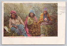 Postcard 1906 the Belles of California Native American Women Over 100 Years Old picture