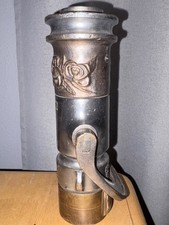 Vintage Santa Rosa Rose Bud B 4½ Fire Hose Nozzle Firefighter Collectible Brass picture