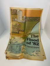 Vtg Fort Wayne IN FLOOD of '82 Journal-Gazette Ft Wayne IN March 29 Special picture