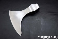 Custom Hand Foged Spring Steel 5160 Tomahawk - Hatche Viking Axe Head (MB583-B) picture