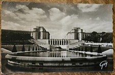 Paris France, Palais de Chaillot, Vintage Real Photo Post Card picture