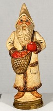 Vaillancourt Folk Art 1989 Santa With Bag of Apples Autumn Fall #703 Signed picture