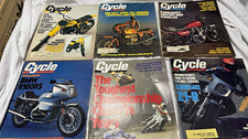 Vintage 1970s Motorcycle Magazine Lot: Cycle & Motorcyclist Covers picture