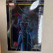 2026 Topps Chrome Marvel Lady Henrietta #130 Black Sapphire /10 05/10 1st App picture