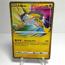 Pokémon Raikou Amazing Rare Holo Vivid Voltage #050/185 English 2020 Ishikawa picture