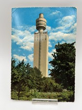 Postcard Henninger Turm Revolving Restaurant 1963 Frankfurt Germany Posted picture