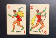 VINTAGE 1966 IDEAL BATMAN CARD GAME ROBIN PLAYING CARD ROOKIE YEAR RARE picture