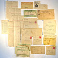 1930s Morristown TN Ephemera Lot Letters Envelopes Receipts Checks Hotel Alabama picture