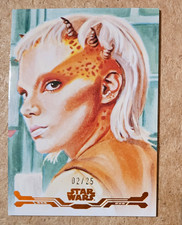 2024 Topps Star Wars Stellar Signatures Jecki Lon SAS-46 Dawn Murphy /25 picture