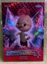 Topps 2026 Chrome Disney Chicken Little Future Stars /28. Red-Black Refractor  picture