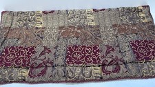 Croscill Galleria Red Gold Patchwork 2 Pillow Shams King Size Bed Bath Beyond picture