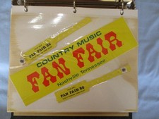 Vtg 1986 Country Music Fan Fair Scrapbook Signed Autographed Photos Music Stars picture