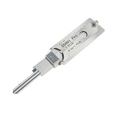 2-in-1 Stainless Steel Key Decoder Tool Precision Hook Lock Pick Portable picture