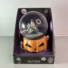 Nightmare Before Christmas Wind Up Musical The Mayor Water Pumpkin Globe NEW picture