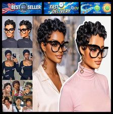 showreal Pixie Cut Wigs Human Hair for Black Women Short Pixie Cut Wigs 100% Rea picture