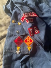 Vintage ‘60s Cub Scouts BSA Uniform, Caps, Webelo, Pins, Belts, Books & Gear Lot picture