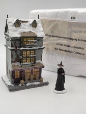 Hawthorne Village Harry Potter Slug & Jiggers McGonagall COA Lighted NEW. Works picture