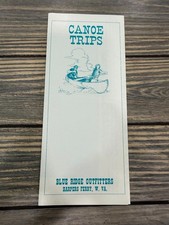 Vintage Blue Ridge Outfitters Harpers Ferry WV Canoe Trips Brochure Ephemera picture