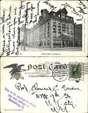 Lochiel Hotel Harrisburg Pennsylvania UDB 1904 picture