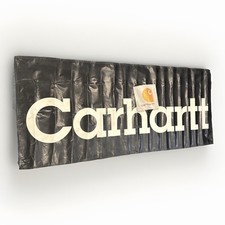Vintage Carhartt Banner Vinyl Workwear Dealer Store Sign Advertising 80” x 33” picture