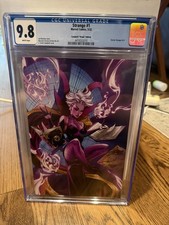 Strange #1, J. Scott Campbell Virgin 1:500, CGC 9.8 Doctor Strange Low pop picture