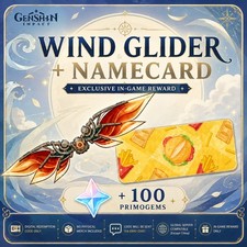 [Fast Delivery] 💚 Genshin Impact 💚 x Vkusno I Tochka Wind Glider Namecard Code picture