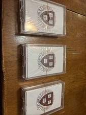 (3) Sets-Harvard University Playing Cards w/ Original Plastic Case-Sealed picture
