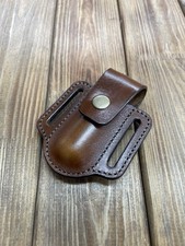 Leather Belt Sheath for Victorinox Huntsman 91mm Swiss Army Knife picture