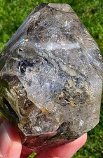 SMOKE, CLARITY & RAINBOW FIRE 🌈 Large Natural Herkimer Diamond — 411g picture