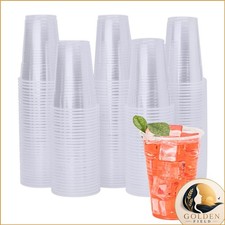 YEEHAW 9 oz Plastic Cups, 500 Pack - Clear picture