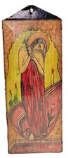 Female Saint Stefan Romuni Mary Magdalene Romanian Icon Santos Vtg 2008 picture
