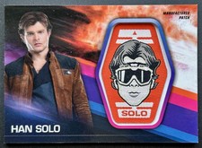 2018 Topps Solo A Star Wars Story Han Solo Manufactured Patch Card MP-HSH EX picture
