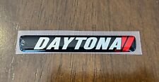 Daytona Charger Steering Wheel Badge With Red Dodge Stripes picture