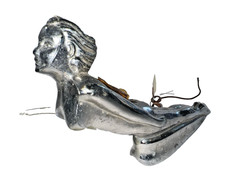Original Cadillac Flying Goddess Hood Ornament No Wings As Found picture
