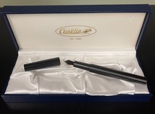 Conklin Fountain Pen: Matte Black with two tone Nib in Original Box - New* picture