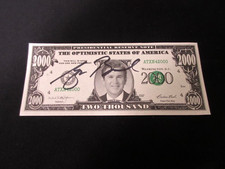 President George W Bush Signed Autograph On Novelty Bill w/Direct COA picture
