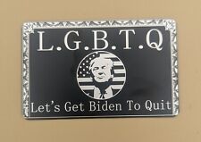 Trump LGBTQ Metal Card picture